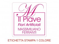 Etichette adesive per fioristi, fiorai e vivaisti (mm 40x40)  (cod.24G)